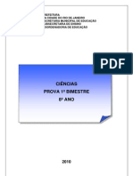 Ciências 8ºano Exercício