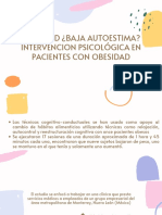 Obesidad ¿Baja Autoestima