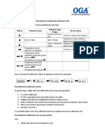 Procedimiento Calibración Indicadores TLB