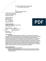 Syllabus Spinal Cranial Orthotic MGMT