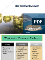 Lecture 6 - Waste Water Treatment Methods