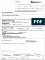 Change in Policy Details