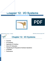 Chapter 12: I/O Systems: Silberschatz, Galvin and Gagne ©2018 Operating System Concepts - 10 Edition