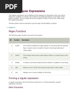 Python Regular Expressions