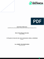 1.2 Presentar La Valoración Del o de Los Instrumentos Validez y Confiabilidad, Burgos Maria