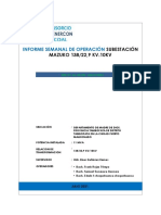 Informe Semanal de Operación Set - Puerto Maldonado13822,910 KV