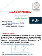 Assay of Phenol