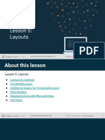 Lesson 5 - Layouts