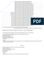 Analytical Instrumentation Questions and Answers - Gas Chromatography