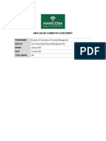 OSA Question - Cost Accounting