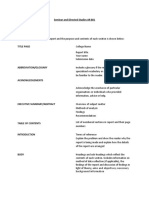 Seminar N Directed Studies Report Structure and Format - 2021