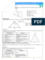 MATHEMATICS 8 (Quarter iii-WEEK 5) : Perpendicular Bisector - Is A Line Segment Forms A 90 Angle. It Goes Through