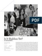 Is It Shabbos Yet?: in The Beginning..