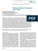 Application of Wireless Network Control To Course-Keeping For Ships