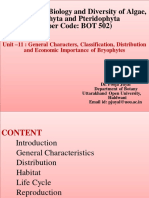 Unit Bryophyta (Paper Code 502)