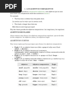 Sesion 11 - Los Adjetivos Comparativos y Superlativos