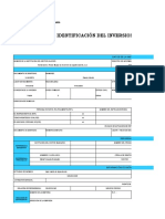 Ficha Unica de Identif. Del Inversionista PN PJ Fondo Mutual