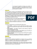 La Constitución Política Es La Carta Magna de La República de Colombia