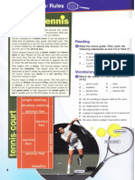 Deporte Tennis en Inglés