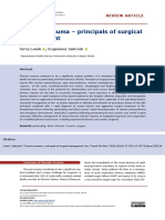 Thoracic Trauma - Principals of Surgical Management: Jerzy Lasek, Eugeniusz Jadczuk