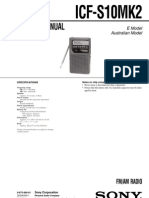 Service Manual: ICF-S10MK2