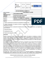 Acta # 3 Capacitacion A Padres Mes de Marzo