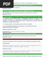 Direito Processual Penal - Processo e Procedimento