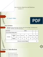 Operating System Overview-Objectives and Functions: Dr. Tapas K. Mishra