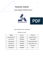 Financial Analysis of FMCG Sector