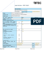 Internal Verification of Assessment Decisions - BTEC (RQF) : Higher Nationals