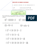 Potenciación en Numeros Racionales