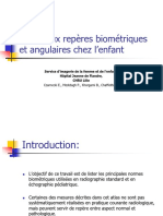 Principaux Repéres Biométriques Et Angulaires Chez L'enfant