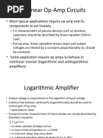Ch8 Op Amp Nonlinear Circuits & Filters