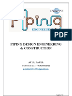 Piping Design Enginerring & Construction: Atul Patel