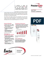 Battery Range Summary: Features & Benefits Temperature Performance