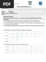 Numeración 3ro Básico