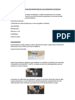 Electrolisis Del Agua Descomposición Del Agua Mediante Electricidad