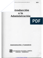 601 Introducción A La Administración