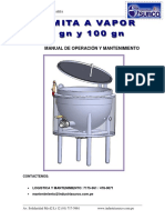 Manual Marmitas Vapor
