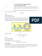 Métodos de Medición de La Tensión Superficial