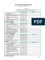 HSE-002 Safety Inspection Checklist - Rev 0