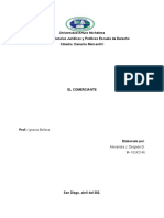 Trabajo de Derecho Mercantil I. El Comerciante