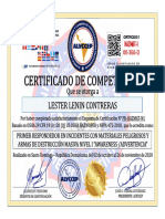 00-350-D - Hazmat - 1 - Lester Lenin Contreras