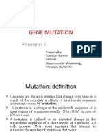 Gene Mutation: Genomes 3