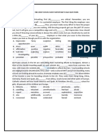 1) When It Comes To Job-Hunting, First (A) - : Fibs Drop Down: Most Important Exam Questions