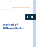 Methods of Differeniation