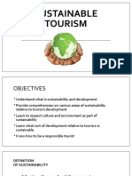 Sustainable Tourism