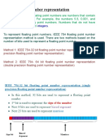 Floating Point Number Representation