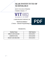 Vidyalankar Institutute of Technology: (Course - Internet Programming Lab)