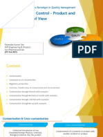 Contamination Control - Product and Facility Point of View: Patient Centricity: New Paradigm in Quality Management